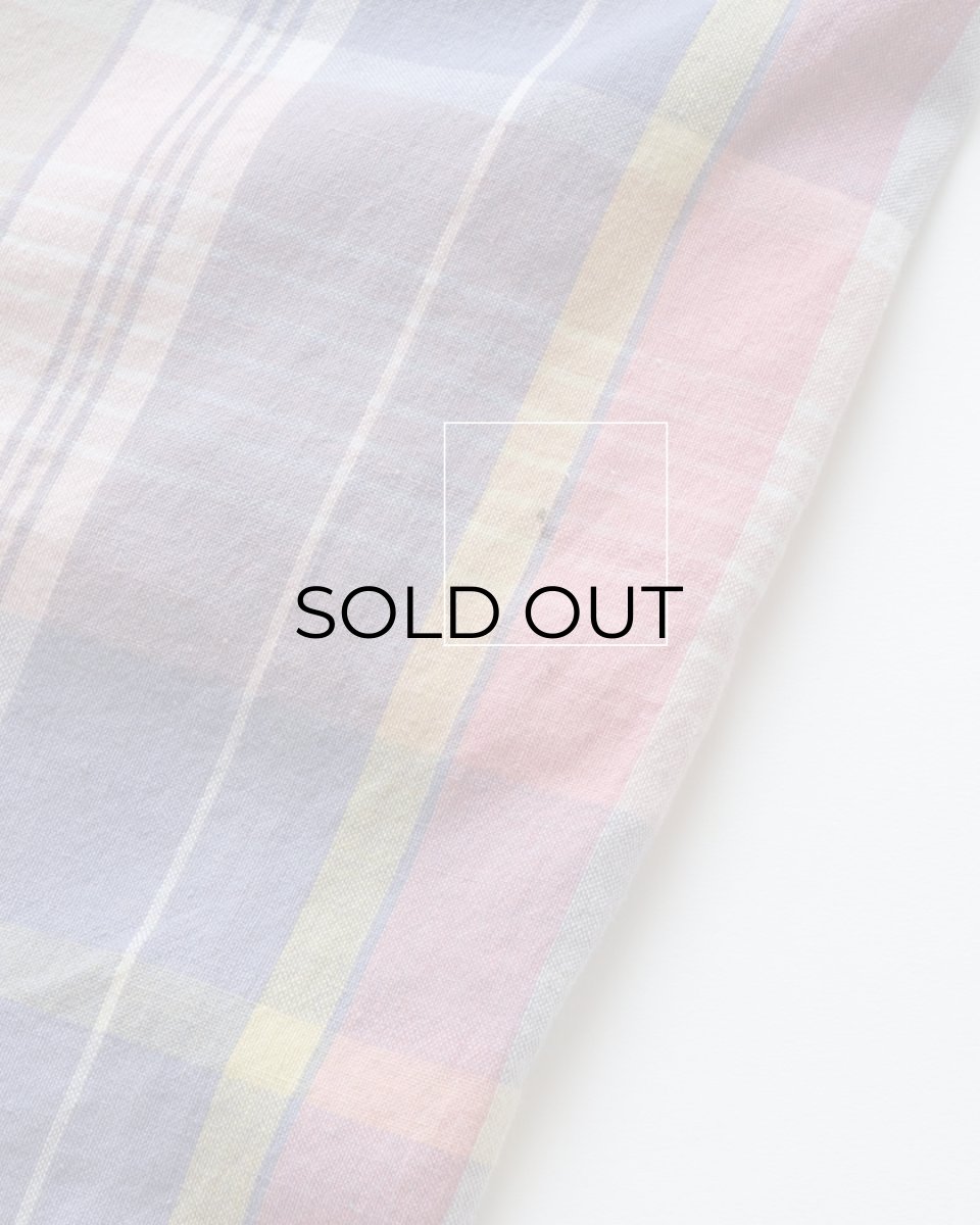 画像10: 〜90's Polo by Ralph Lauren COTTON MADRAS CHECK TUCK SHORTS "MADE IN USA" 【W36 程度】 (10)