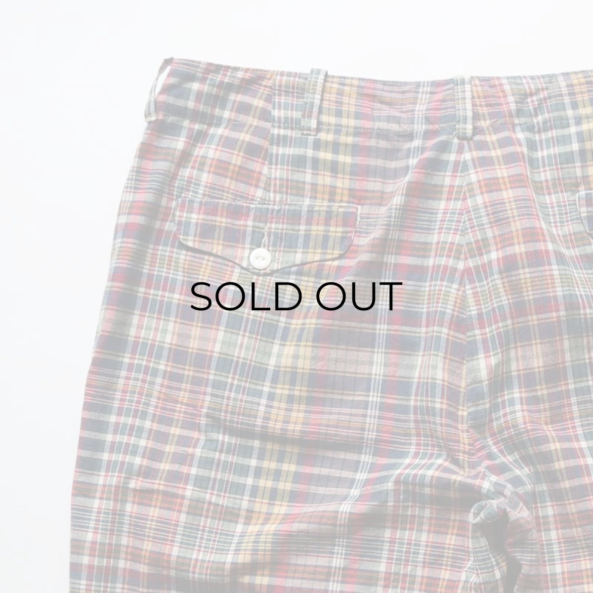 画像6: Polo by Ralph Lauren COTTON MADRAS CHECK NO TUCK SHORTS 【W37 程度】 (6)