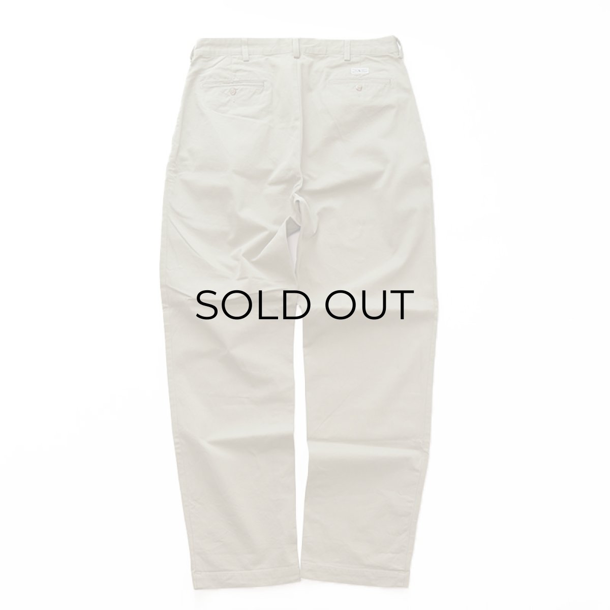 画像4: 90's Polo by Ralph Lauren "POLO CHINO" COTTON TWILL TUCK PANTS【W35 x L34 程度】 (4)