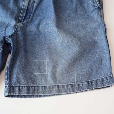 画像8: 90's DOCKERS COTTON DENIM TUCK SHORTS 【W35 程度】 (8)