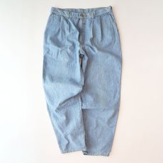 画像2: 〜90's Lee COTTON DUNGAREE TUCK PANTS【W36 x L31 程度】 (2)