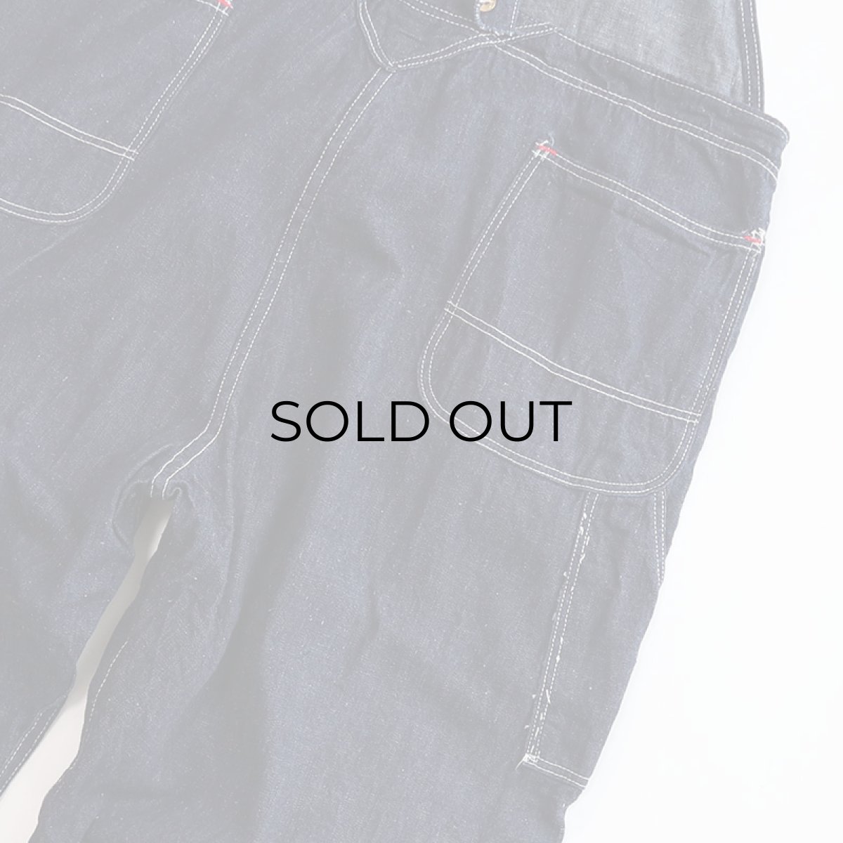 画像6: 50's BLUE BELL "Sanforized" COTTON DENIM LOW-BACK style OVERALL (6)