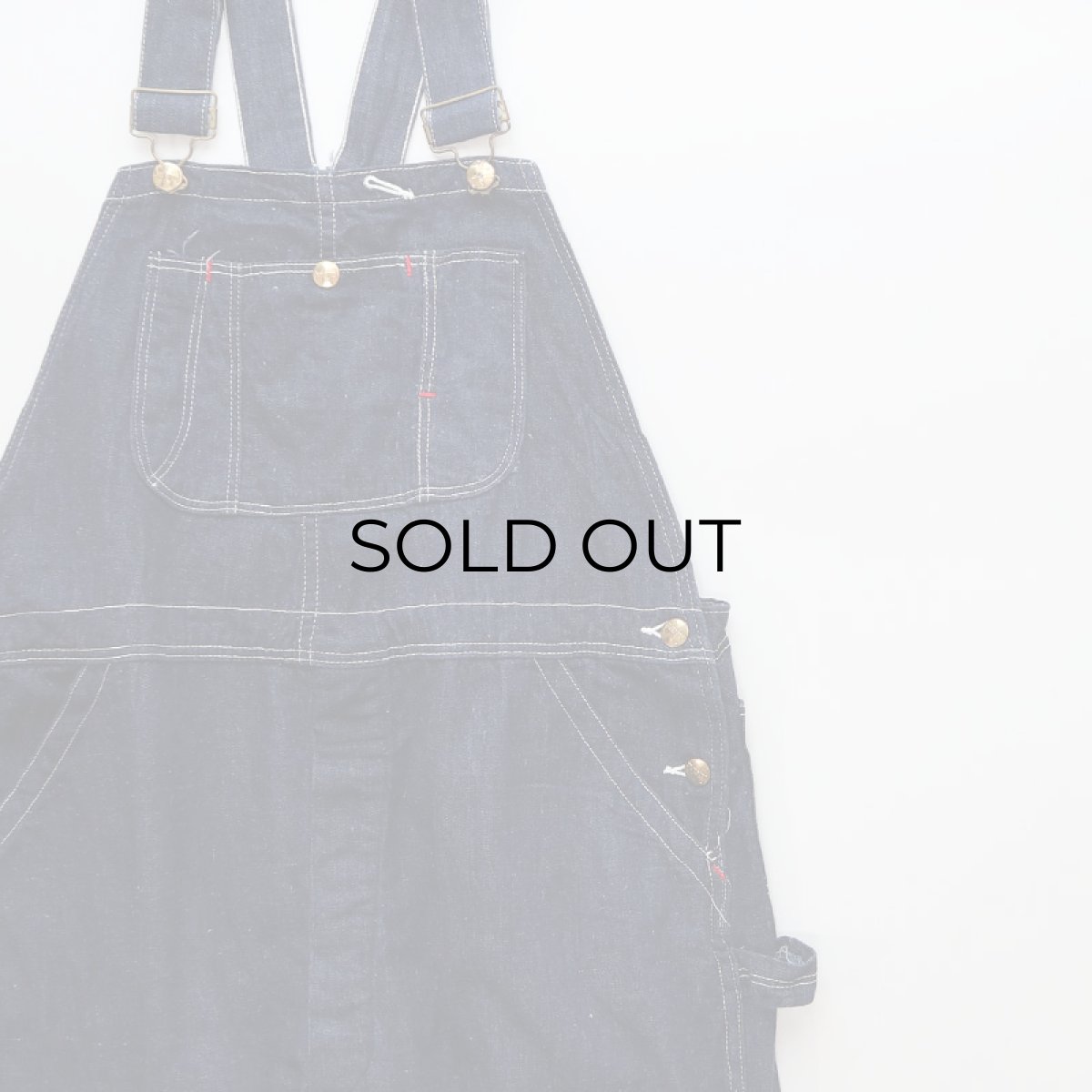 画像3: 50's BLUE BELL "Sanforized" COTTON DENIM LOW-BACK style OVERALL (3)