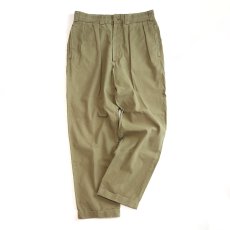 画像1: BILLS KHAKIS COTTON CANVAS TUCK PANTS "MADE IN PENNSYLVANIA"【W34 x L31.5 程度】 (1)