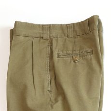 画像7: BILLS KHAKIS COTTON CANVAS TUCK PANTS "MADE IN PENNSYLVANIA"【W34 x L31.5 程度】 (7)