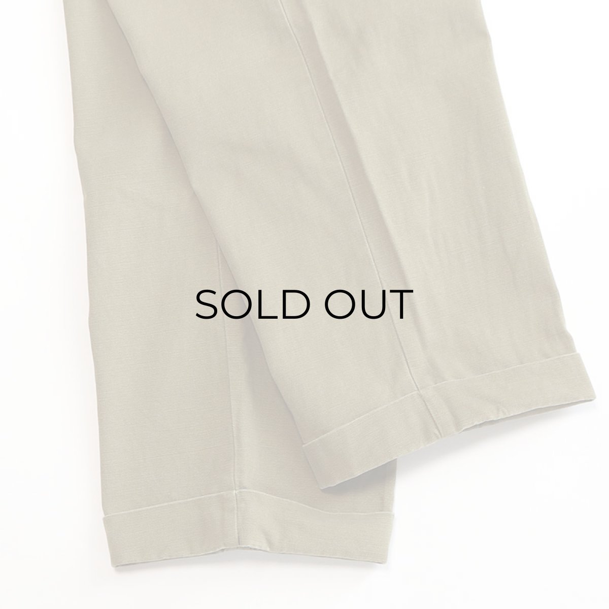画像5: BILLS KHAKIS COTTON CANVAS TUCK PANTS "MADE IN PENNSYLVANIA"【W34 x L31.5 程度】 (5)