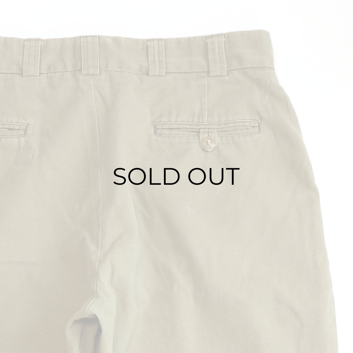 画像6: BILLS KHAKIS COTTON CANVAS TUCK PANTS "MADE IN PENNSYLVANIA"【W34 x L31.5 程度】 (6)