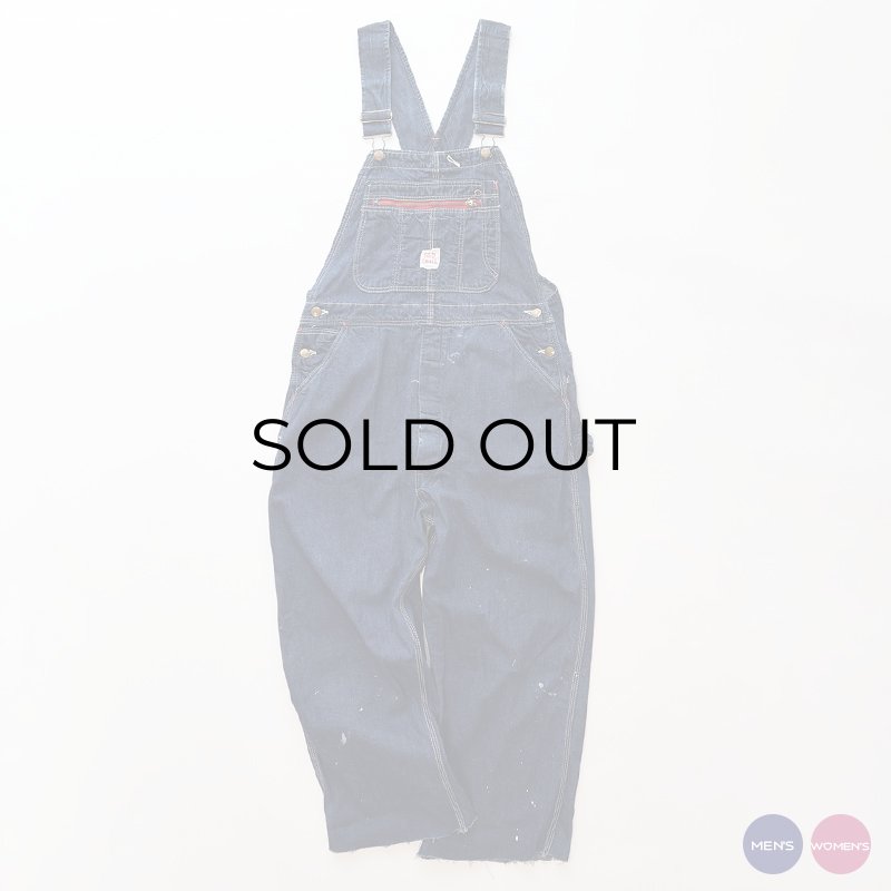 60's RED CAMEL DENIM CUT-OFF OVERALL,USED/VINTAGE (Men's & Women's)