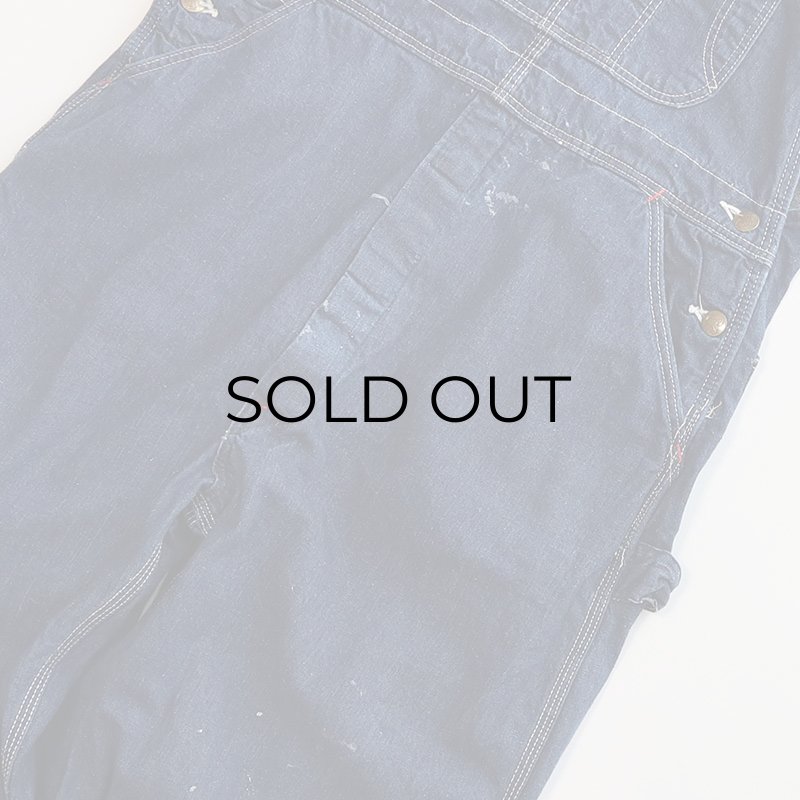 60's RED CAMEL DENIM CUT-OFF OVERALL,USED/VINTAGE (Men's & Women's)