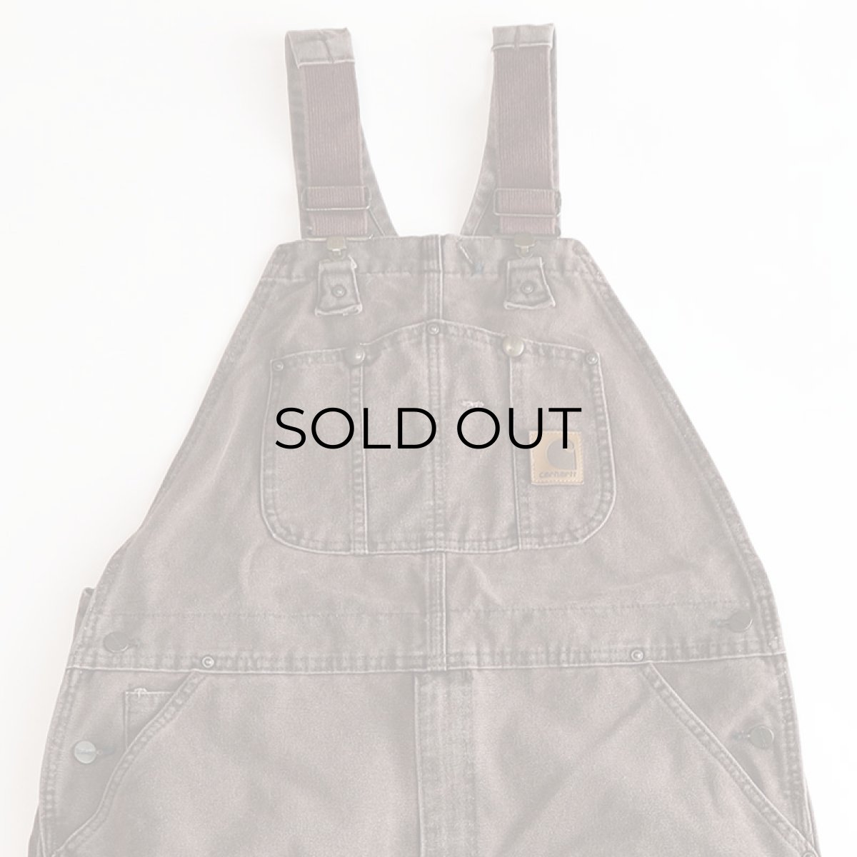 画像3: 〜00's CARHARTT COTTON DUCK W-KNEE OVERALL "MADE IN USA" (3)