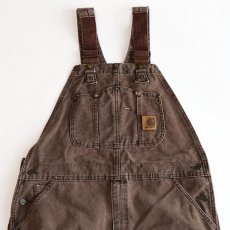 画像3: 〜00's CARHARTT COTTON DUCK W-KNEE OVERALL "MADE IN USA" (3)