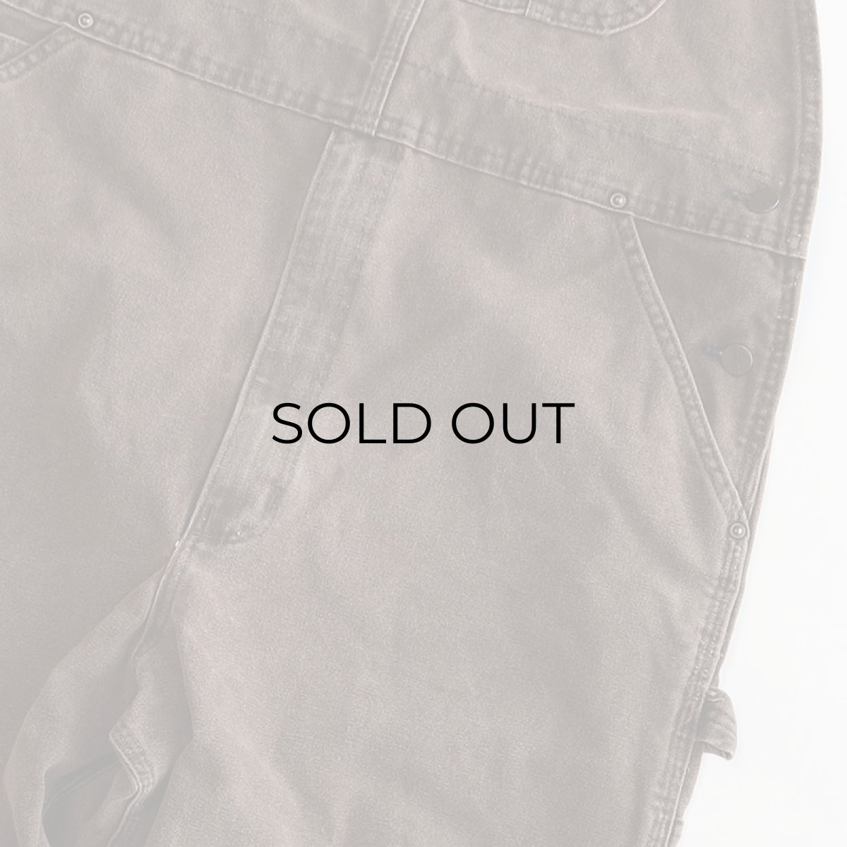 画像4: 〜00's CARHARTT COTTON DUCK W-KNEE OVERALL "MADE IN USA" (4)