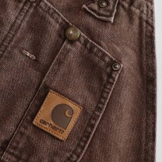 画像9: 〜00's CARHARTT COTTON DUCK W-KNEE OVERALL "MADE IN USA" (9)