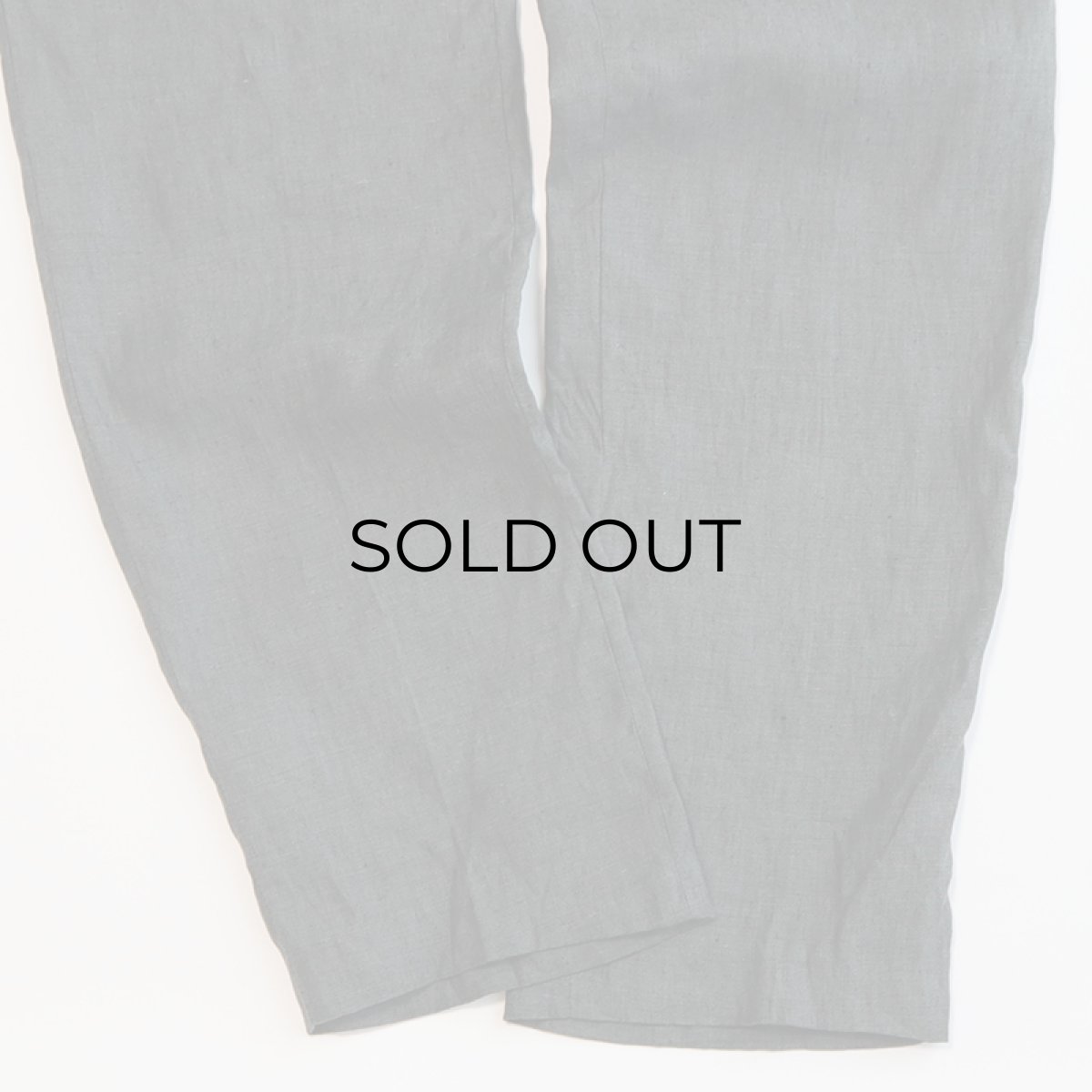 画像5: OLD GUIDO d'ANGHIARI LINEN TUCK SLACKS【W32 x L33.5 程度】 (5)