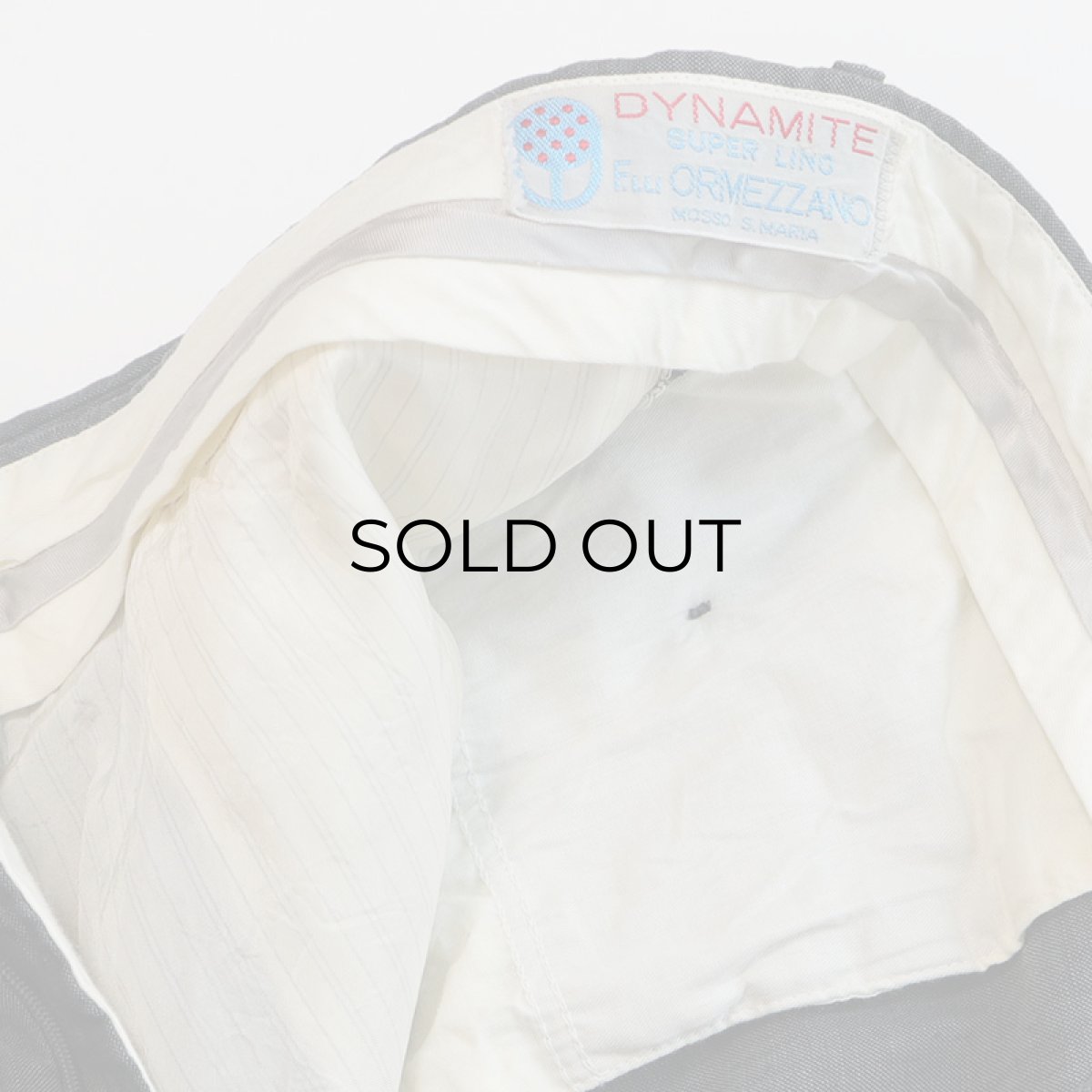 画像7: OLD GUIDO d'ANGHIARI LINEN TUCK SLACKS【W32 x L33.5 程度】 (7)