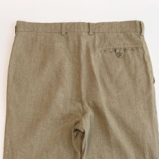 画像6: OLD DAKOTA COTTON LINEN TUCK SLACKS【W32 x L31 程度】 (6)