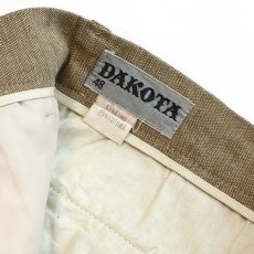 画像7: OLD DAKOTA COTTON LINEN TUCK SLACKS【W32 x L31 程度】 (7)