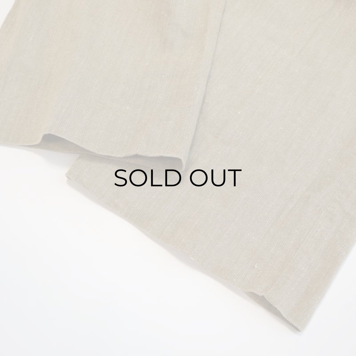 画像9: OLD DAKOTA COTTON LINEN TUCK SLACKS【W32 x L31 程度】 (9)
