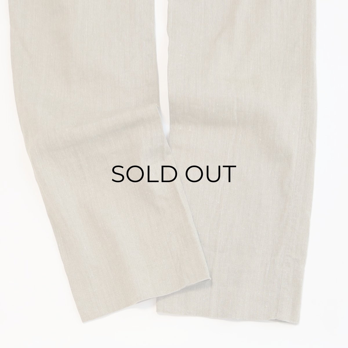 画像5: OLD DAKOTA COTTON LINEN TUCK SLACKS【W32 x L31 程度】 (5)