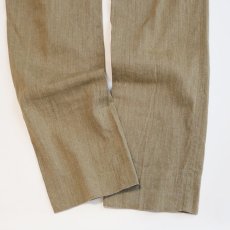 画像5: OLD DAKOTA COTTON LINEN TUCK SLACKS【W32 x L31 程度】 (5)