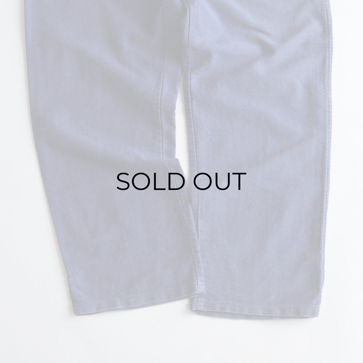 画像6: 〜50's MAISON DU "BON OUVRIER" COTTON MOLESKIN FRENCH WORK PANTS　【W38 x L29.5 程度】 (6)