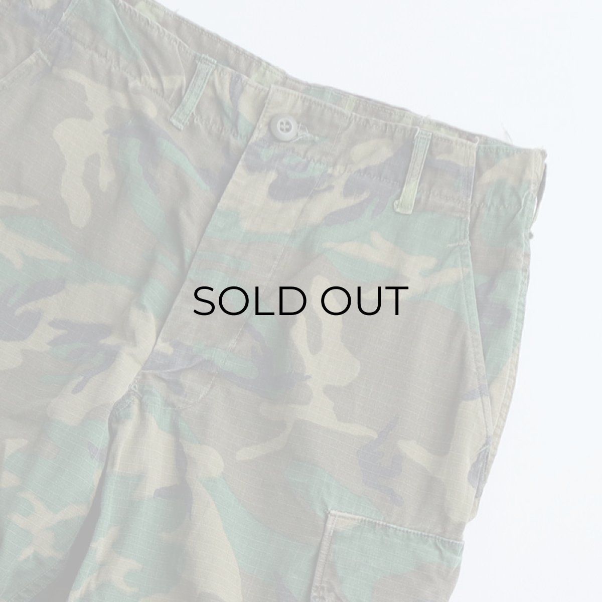 画像4: 60's US ARMY RIP-STOP COTTON POPLIN ERDL LEAF CAMOUFLAGE JUNGLE FATIGUE CARGO PANTS【SMALL-LONG】 (4)