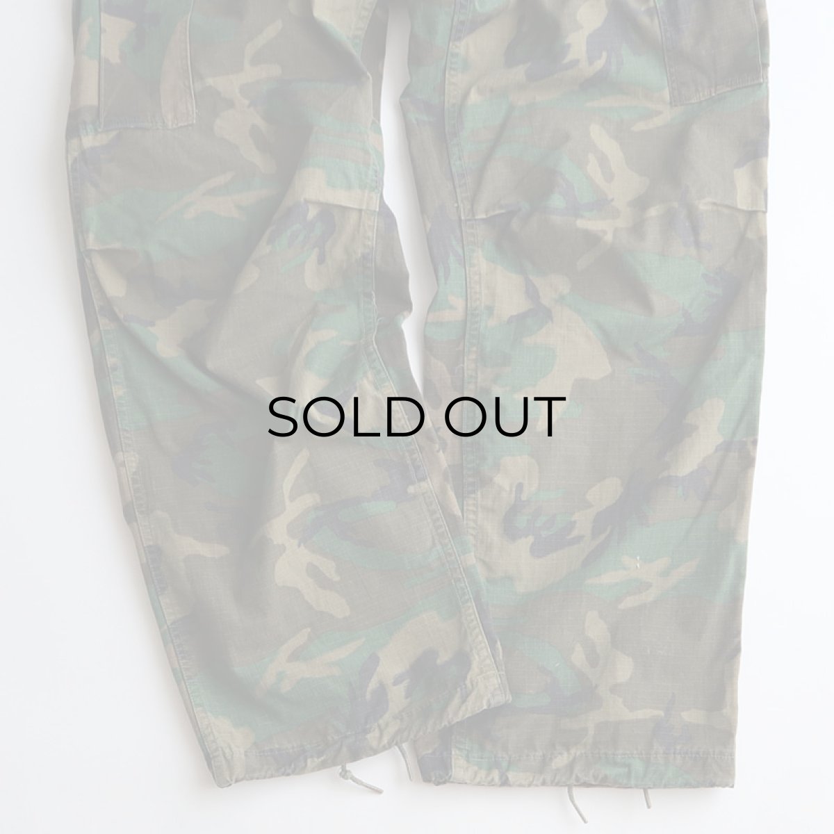 画像6: 60's US ARMY RIP-STOP COTTON POPLIN ERDL LEAF CAMOUFLAGE JUNGLE FATIGUE CARGO PANTS【SMALL-LONG】 (6)