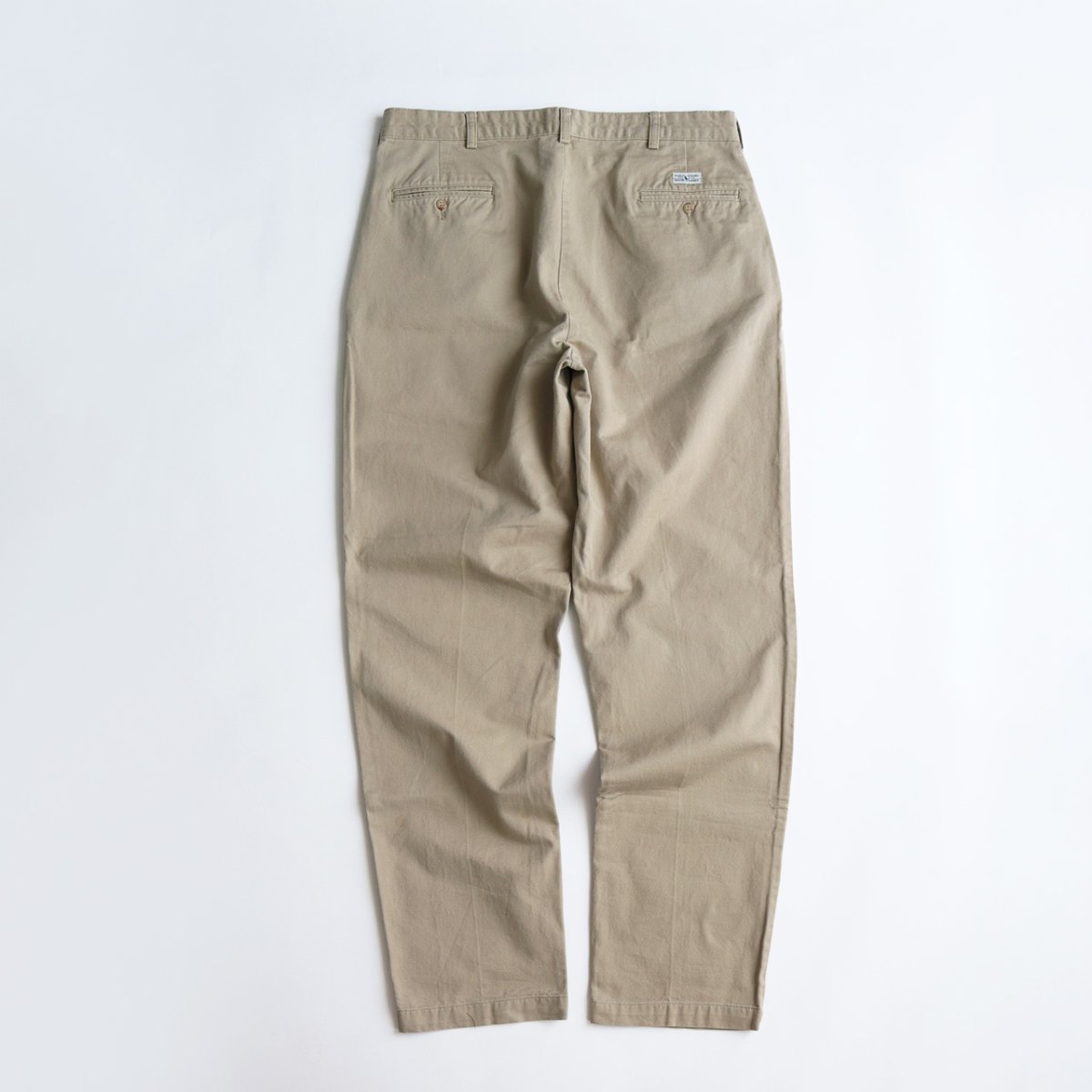 画像3: 90's Polo by Ralph Lauren "POLO CHINO" COTTON TWILL TUCK PANTS【W36 x L35 程度】 (3)