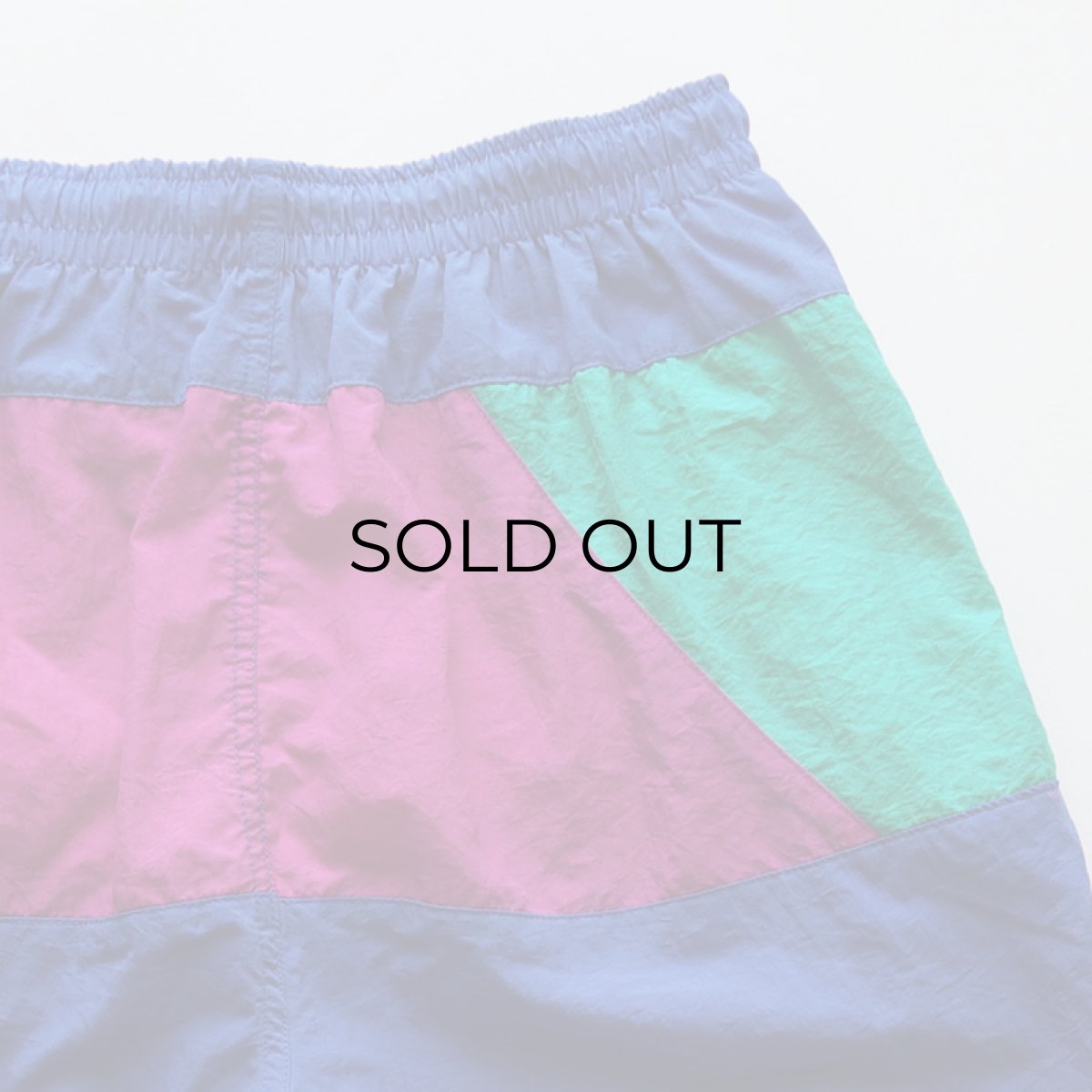 画像6: 〜90's NEWPORT BLUE NYLON MULTI COLOR SWIM SHORTS (6)