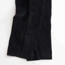 画像5: OLD UNKNOWN BRAND BLACK WIDE WALE CORDUROY TUCK PANTS 【SIZE : W31 x L26 程度】 (5)