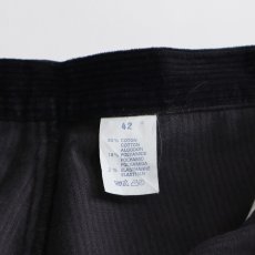 画像8: OLD UNKNOWN BRAND BLACK WIDE WALE CORDUROY TUCK PANTS 【SIZE : W31 x L26 程度】 (8)