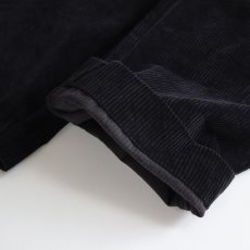 画像7: OLD UNKNOWN BRAND BLACK WIDE WALE CORDUROY TUCK PANTS 【SIZE : W31 x L26 程度】 (7)