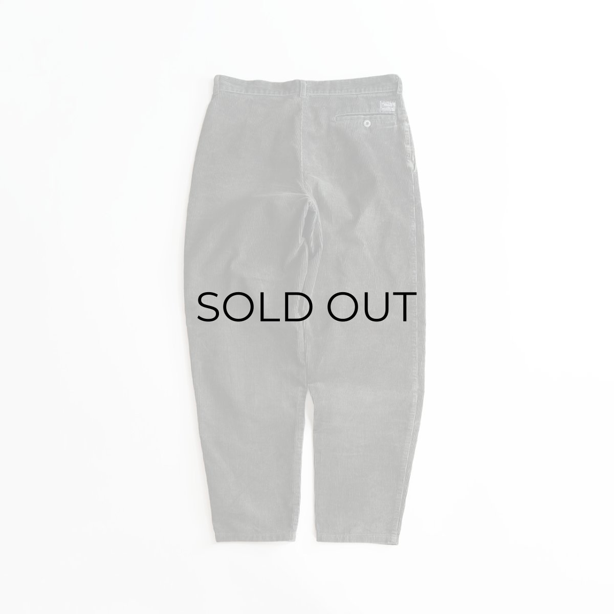 画像3: QUATTRO WIDE WALE CORDUROY TUCK PANTS "MADE IN FRANCE" 【SIZE : W33 x L30.5 程度】 (3)
