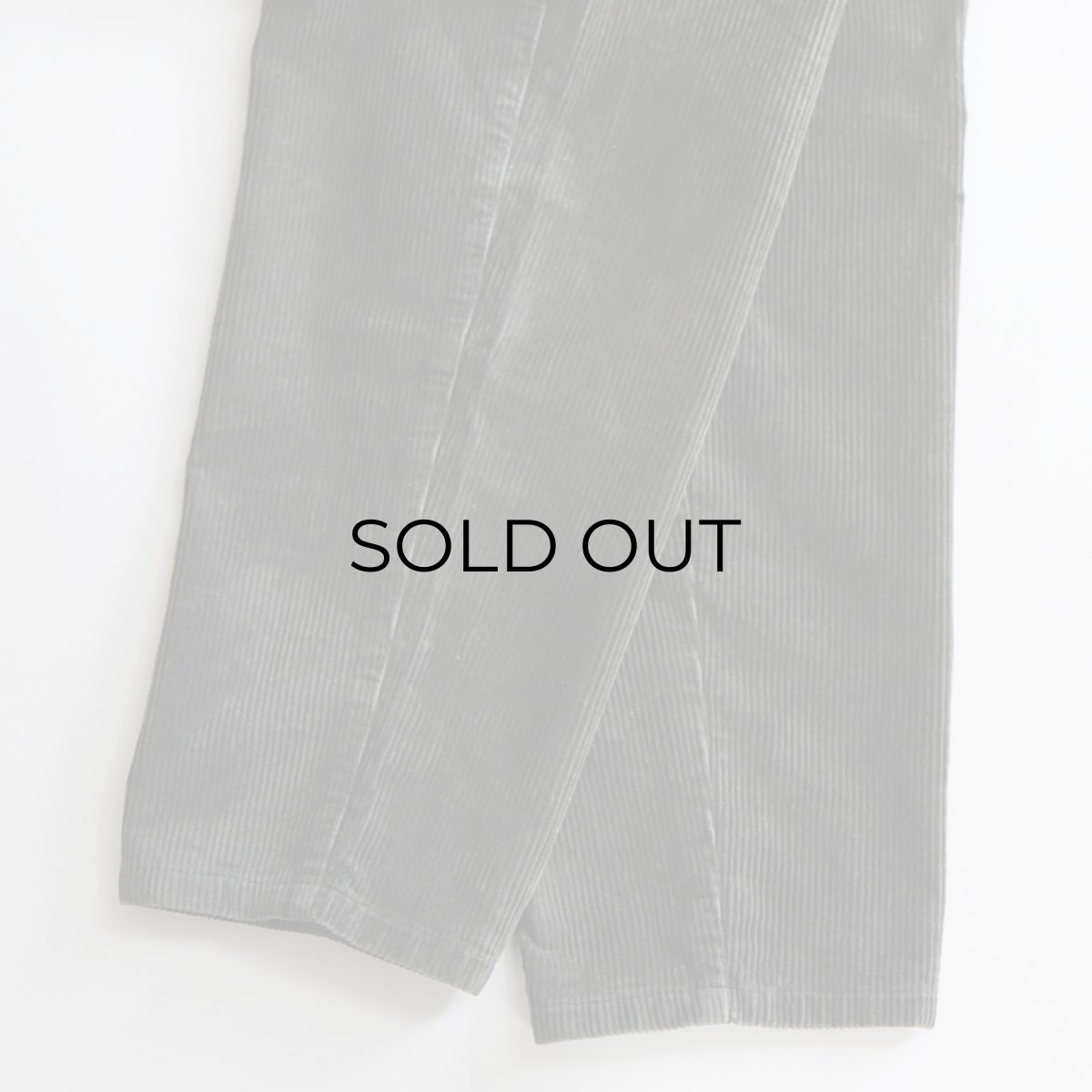 画像7: QUATTRO WIDE WALE CORDUROY TUCK PANTS "MADE IN FRANCE" 【SIZE : W33 x L30.5 程度】 (7)