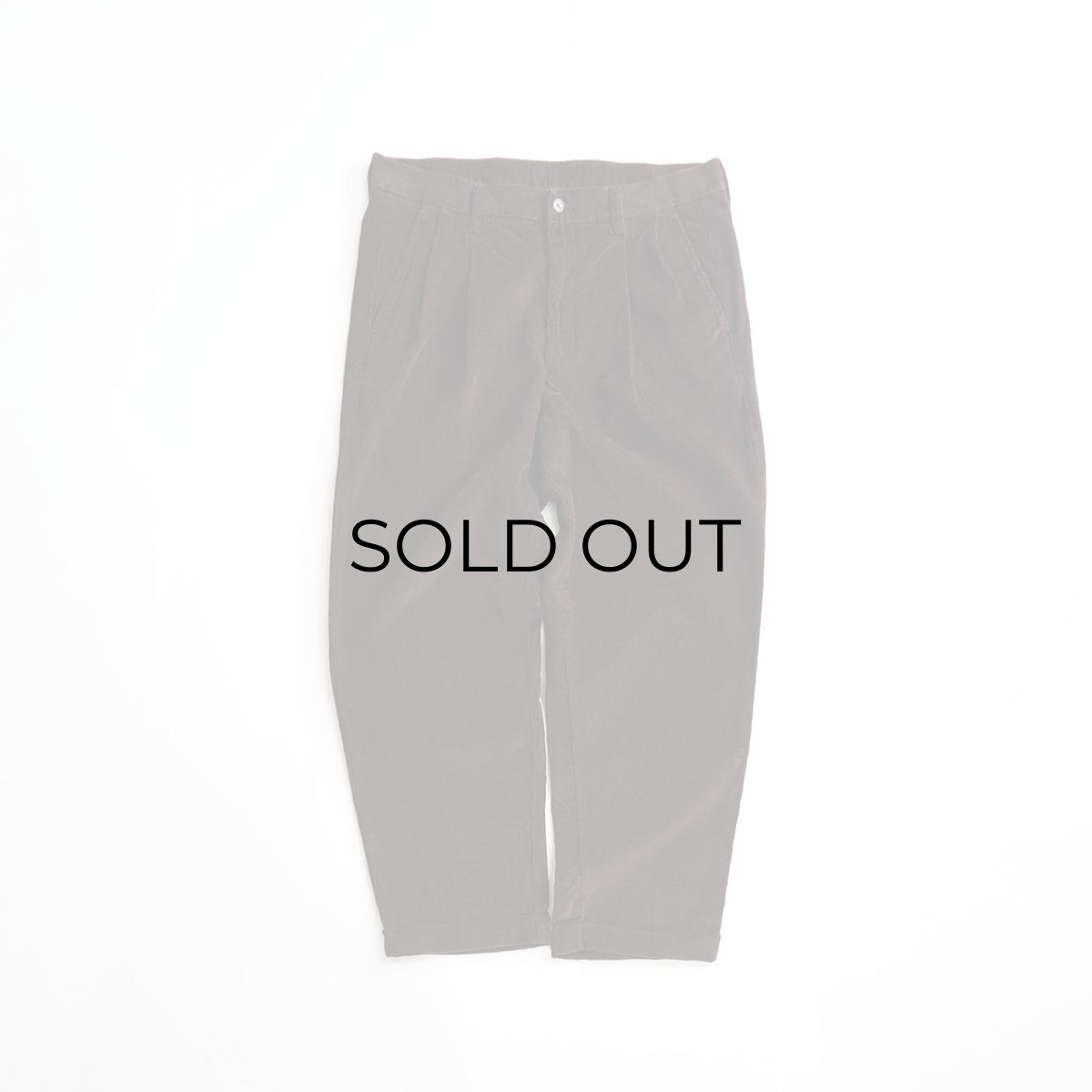 画像1: 〜00's CLUB ROOM COTTON CORDUROY TUCK PANTS 【SIZE : W36 x L28.5 程度】 (1)