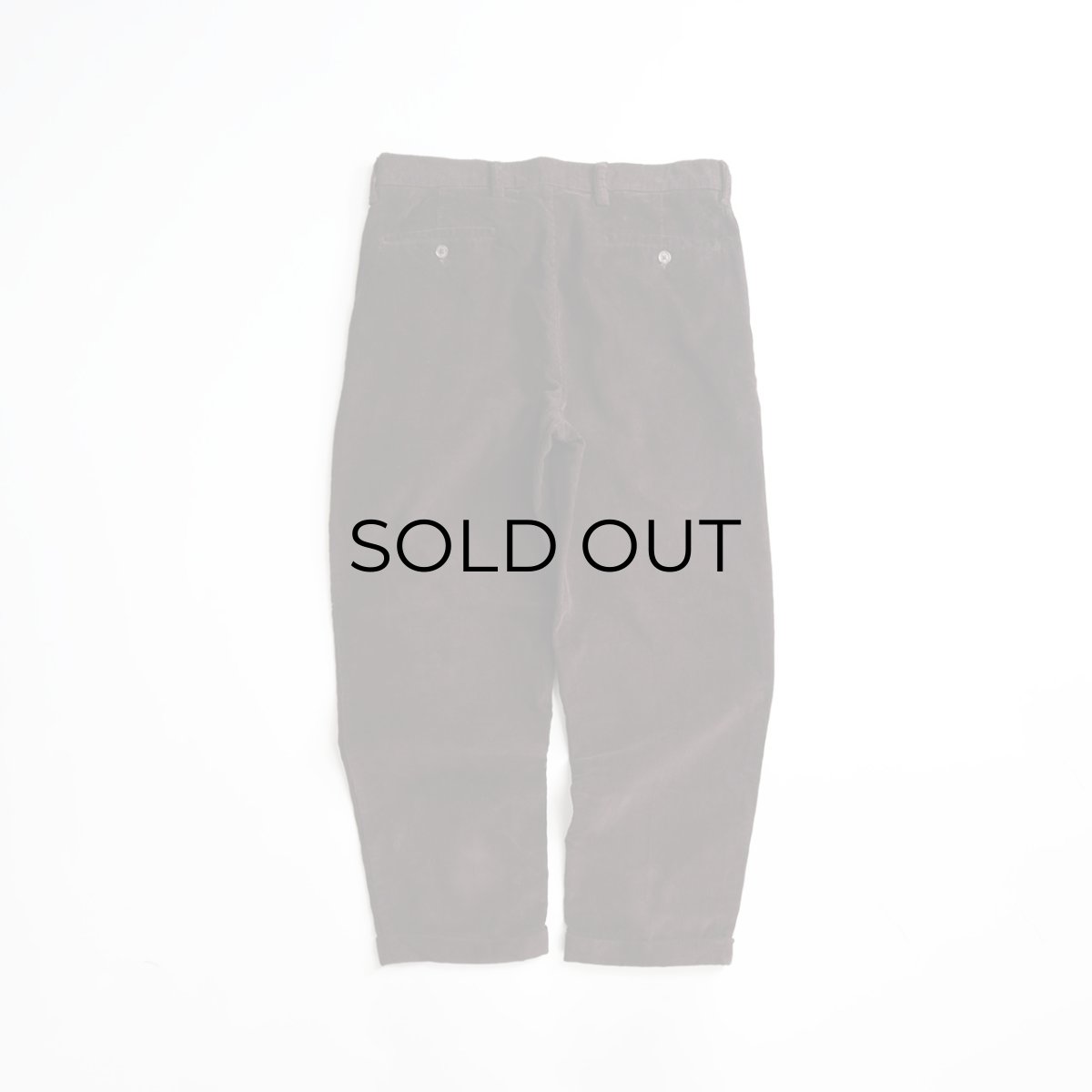 画像3: 〜00's CLUB ROOM COTTON CORDUROY TUCK PANTS 【SIZE : W36 x L28.5 程度】 (3)