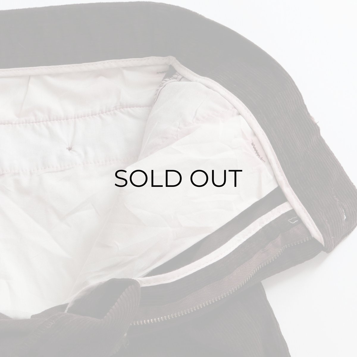 画像8: 〜00's CLUB ROOM COTTON CORDUROY TUCK PANTS 【SIZE : W36 x L28.5 程度】 (8)