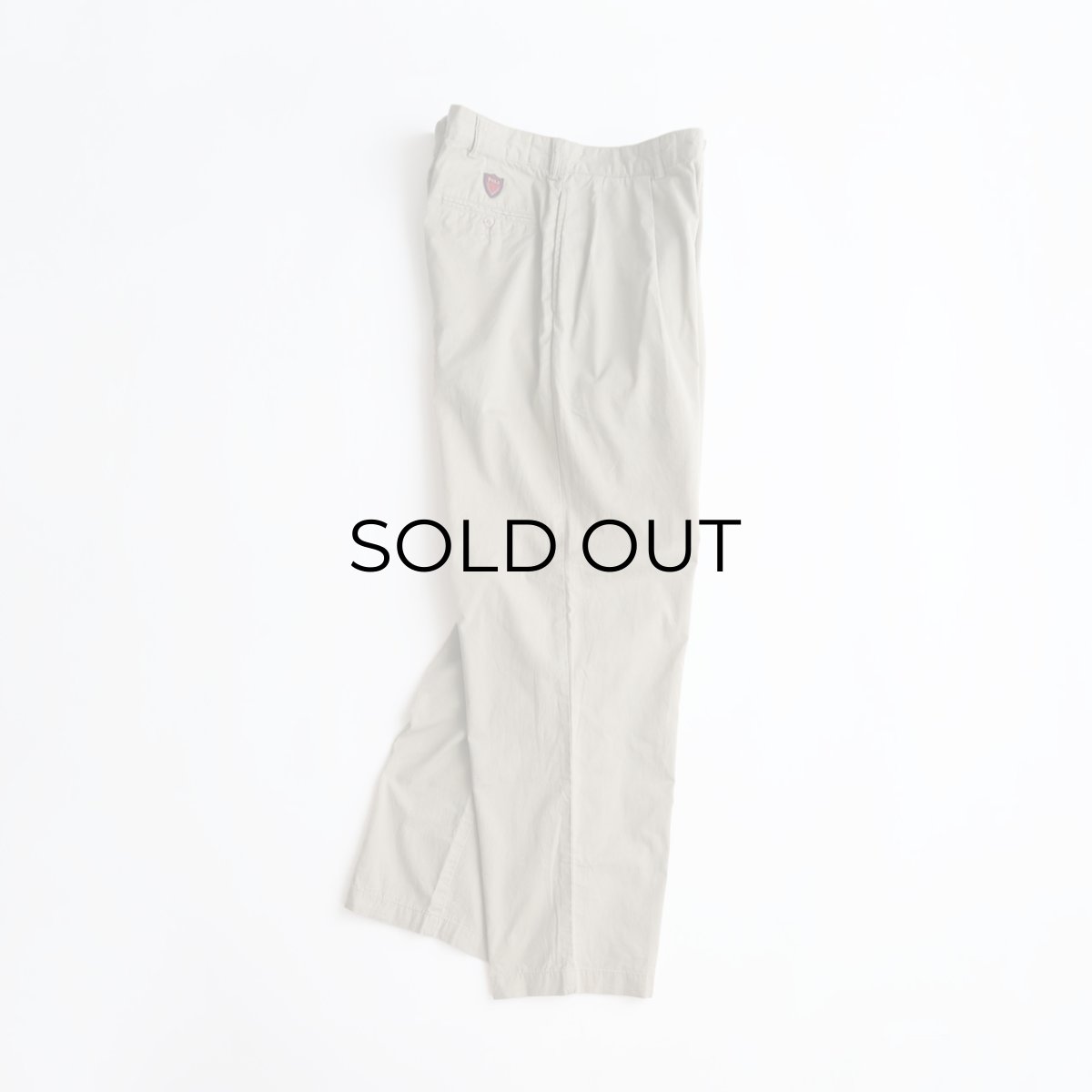 画像2: 90's Ralph Lauren "POLO GOLF" COTTON POPLIN TUCK PANTS【W35 x L31.5 程度】 (2)