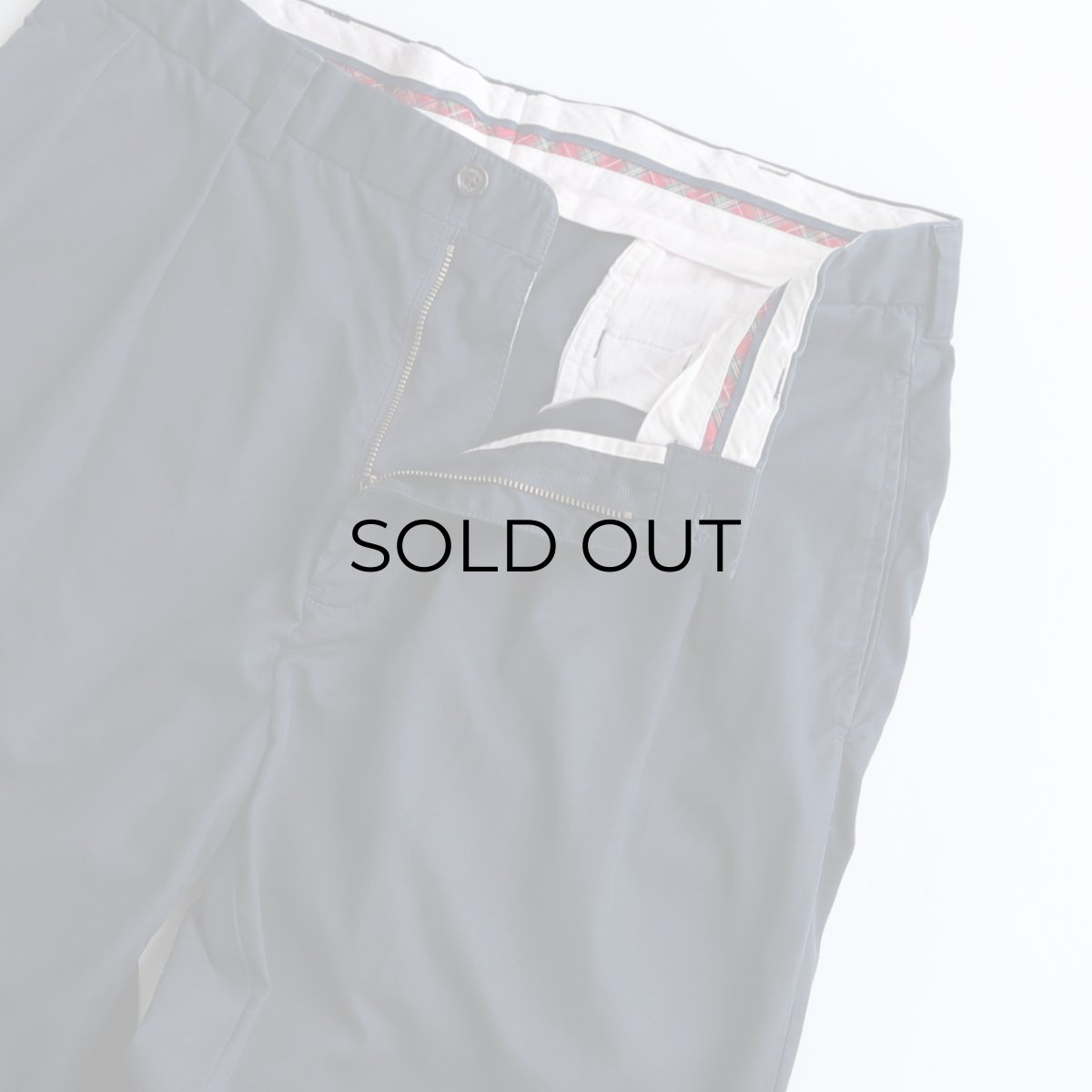 画像4: 90's Ralph Lauren "POLO GOLF" COTTON POPLIN TUCK PANTS【W34 x L30 程度】 (4)