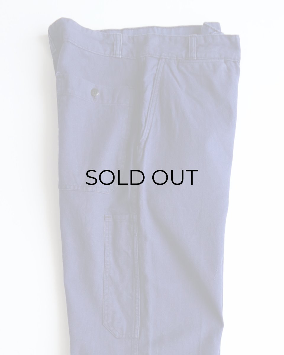 画像5: 〜60's UNKNOWN BRAND COTTON DRILL FRENCH WORK PANTS　【W32 x L33 程度】 (5)