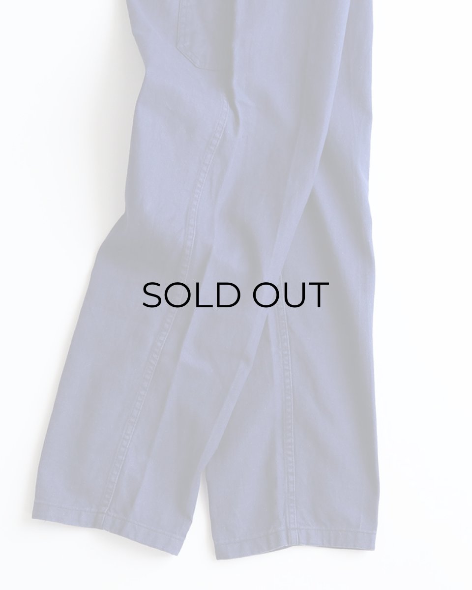 画像6: 〜60's UNKNOWN BRAND COTTON DRILL FRENCH WORK PANTS　【W32 x L33 程度】 (6)