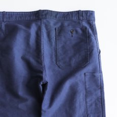 画像7: 60's UNKNOWN BRAND COTTON MOLESKIN FRENCH WORK PANTS "Made in France"　【W35 x L31.5 程度】 (7)
