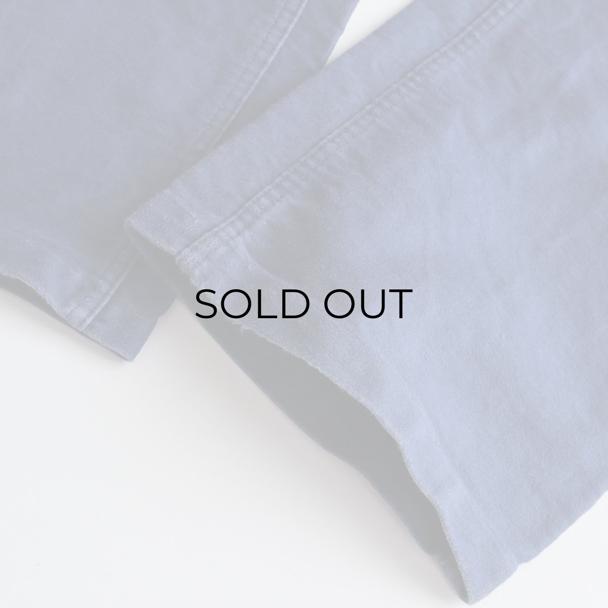 画像10: 60's UNKNOWN BRAND COTTON MOLESKIN FRENCH WORK PANTS "Made in France"　【W35 x L31.5 程度】 (10)