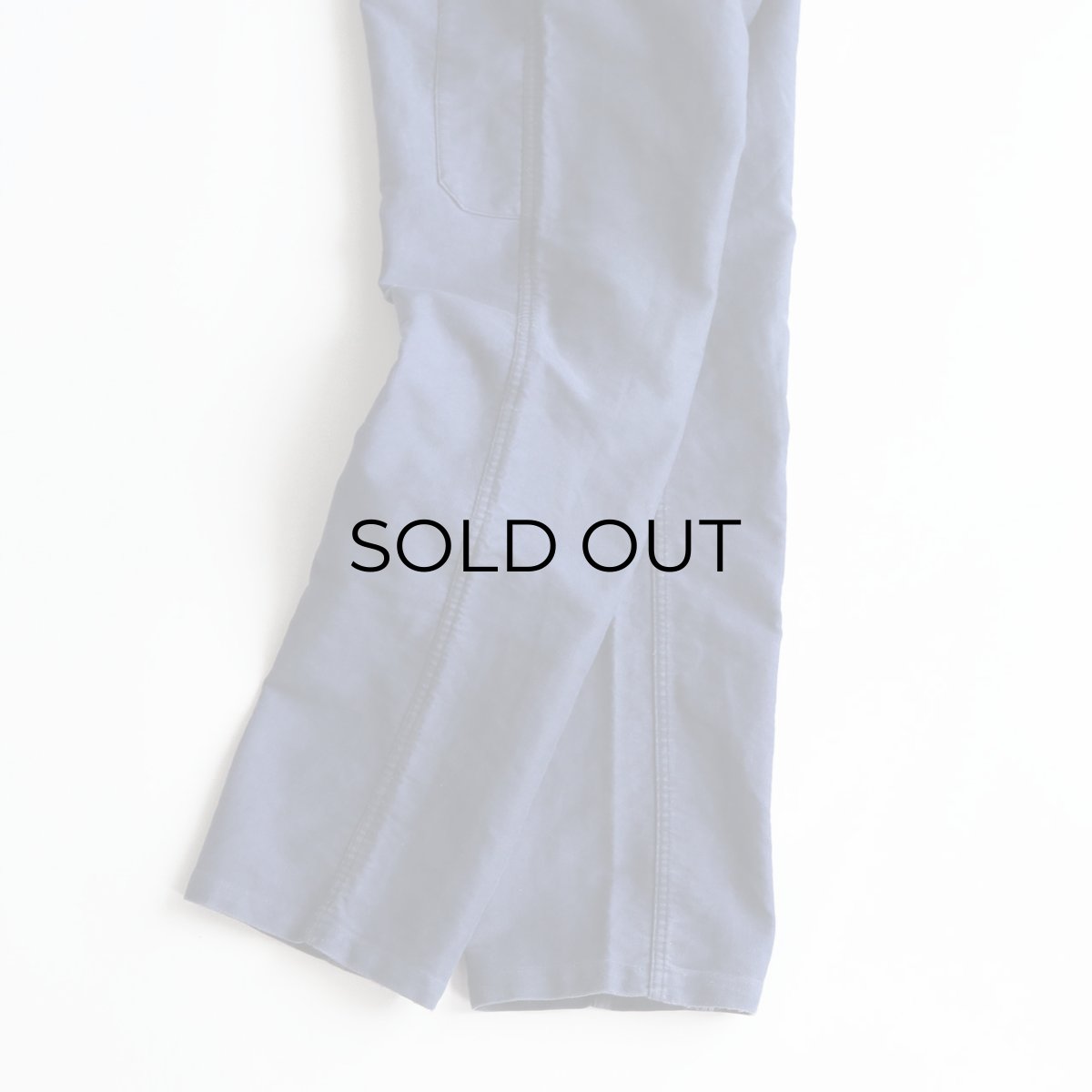 画像6: 60's UNKNOWN BRAND COTTON MOLESKIN FRENCH WORK PANTS "Made in France"　【W35 x L31.5 程度】 (6)