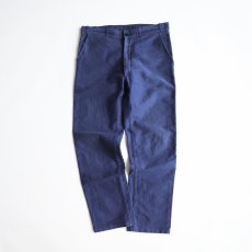 画像2: 60's UNKNOWN BRAND COTTON MOLESKIN FRENCH WORK PANTS "Made in France"　【W35 x L31.5 程度】 (2)