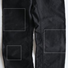 画像8: OLD UNKNOWN BRAND BLACK COTTON MOLESKIN FRENCH WORK PANTS "MINT CONDITION"　【W30 x L31 程度】 (8)