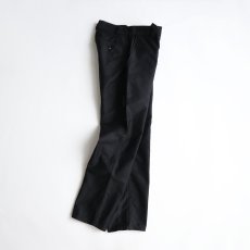 画像3: OLD UNKNOWN BRAND BLACK COTTON MOLESKIN FRENCH WORK PANTS "MINT CONDITION"　【W30 x L31 程度】 (3)