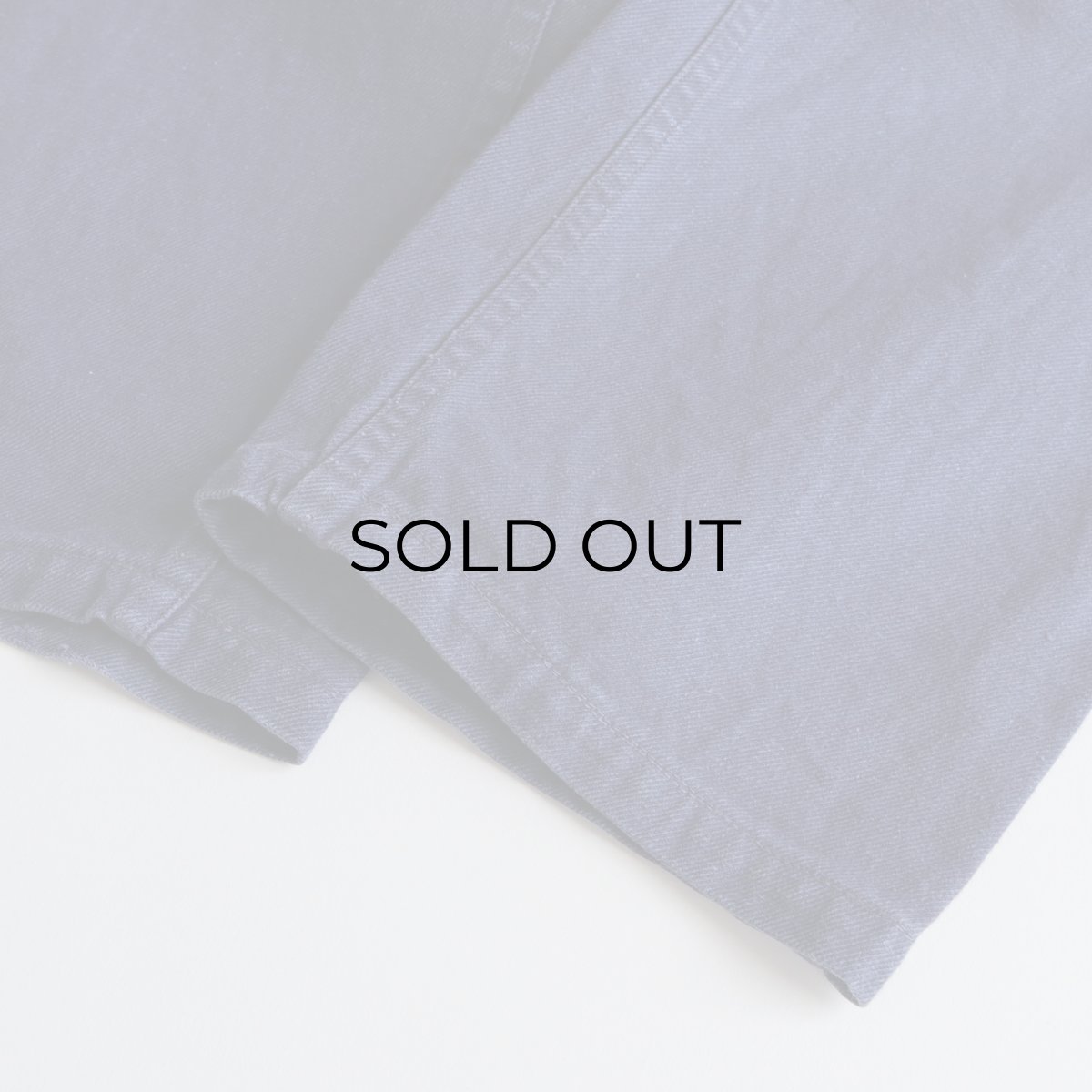 画像9: 60's Canals COTTON DRILL FRENCH WORK PANTS　【W32 x L28.5 程度】 (9)