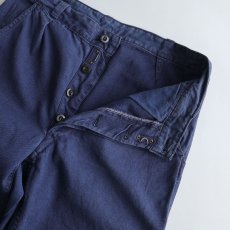 画像5: 60's Canals COTTON DRILL FRENCH WORK PANTS　【W32 x L28.5 程度】 (5)
