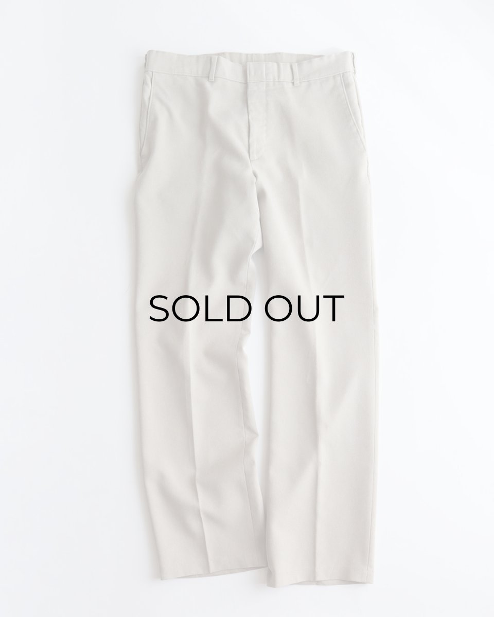 画像1: 80's LEVI'S "ACTION SLACKS" POLYESTER SLACKS "MADE IN USA" 【SIZE : W34 x L32 程度】 (1)